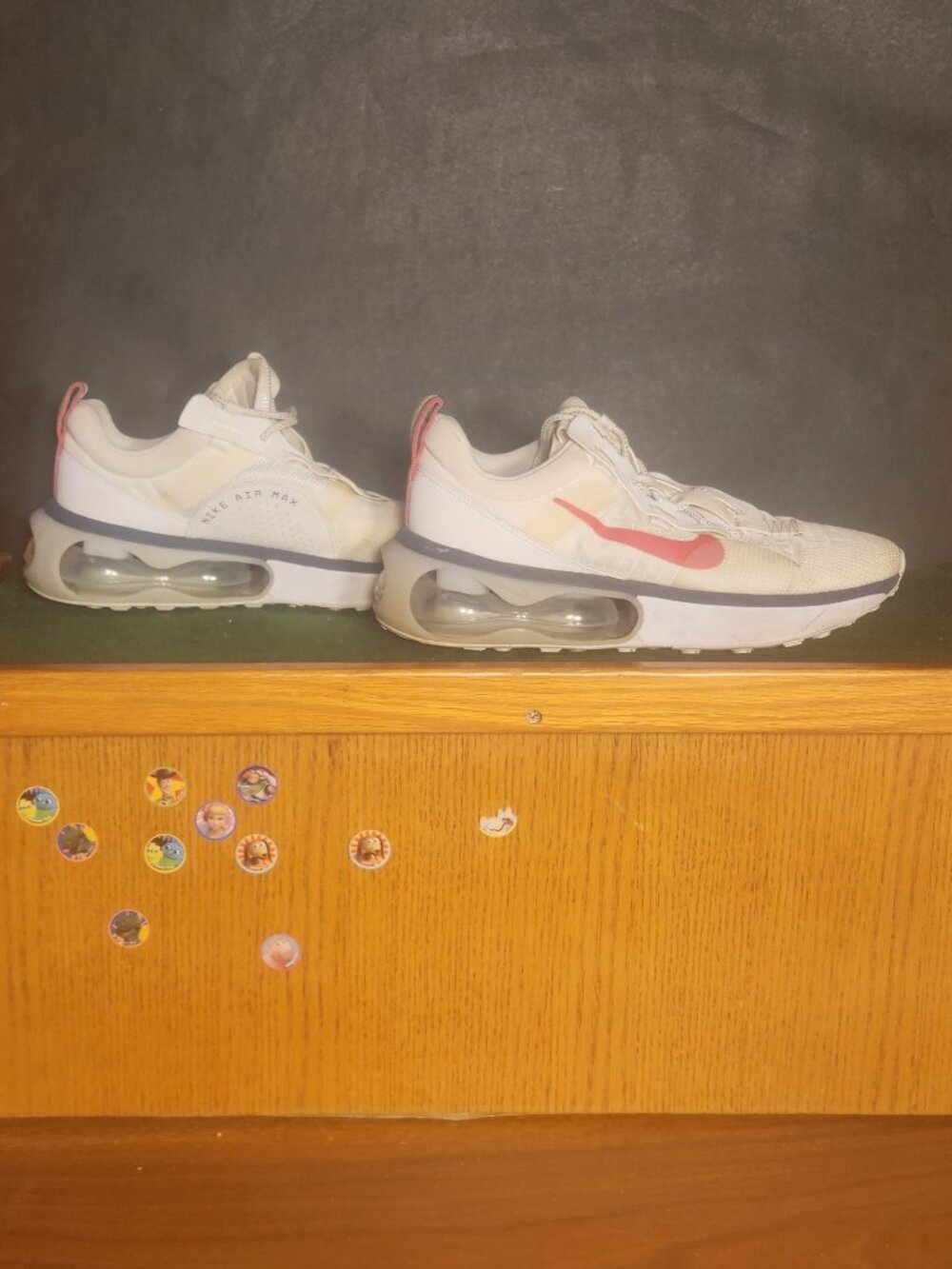 Nike Air Max 270 React White Pink Running Shoes Sneakers Men's Size 10.5
